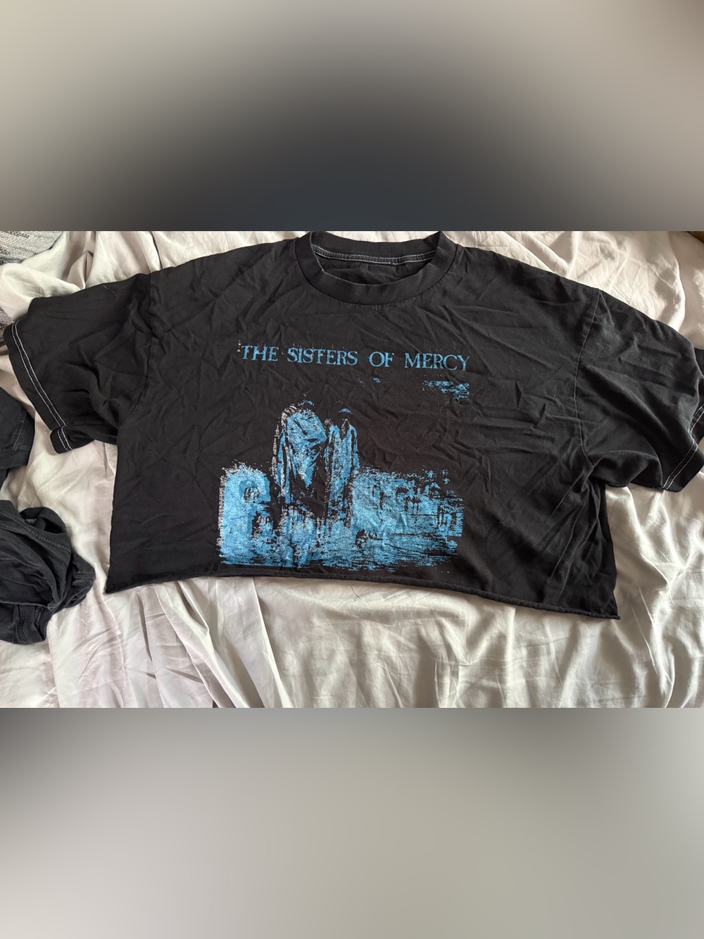 Sisters of Mercy Crop Top Sz L/XL